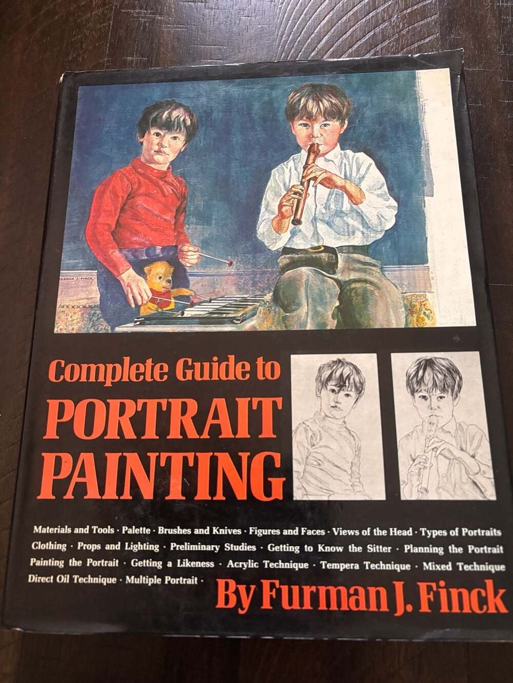 Complete Guide to Portrait Painting by Furman J. Finck Hardcover Book